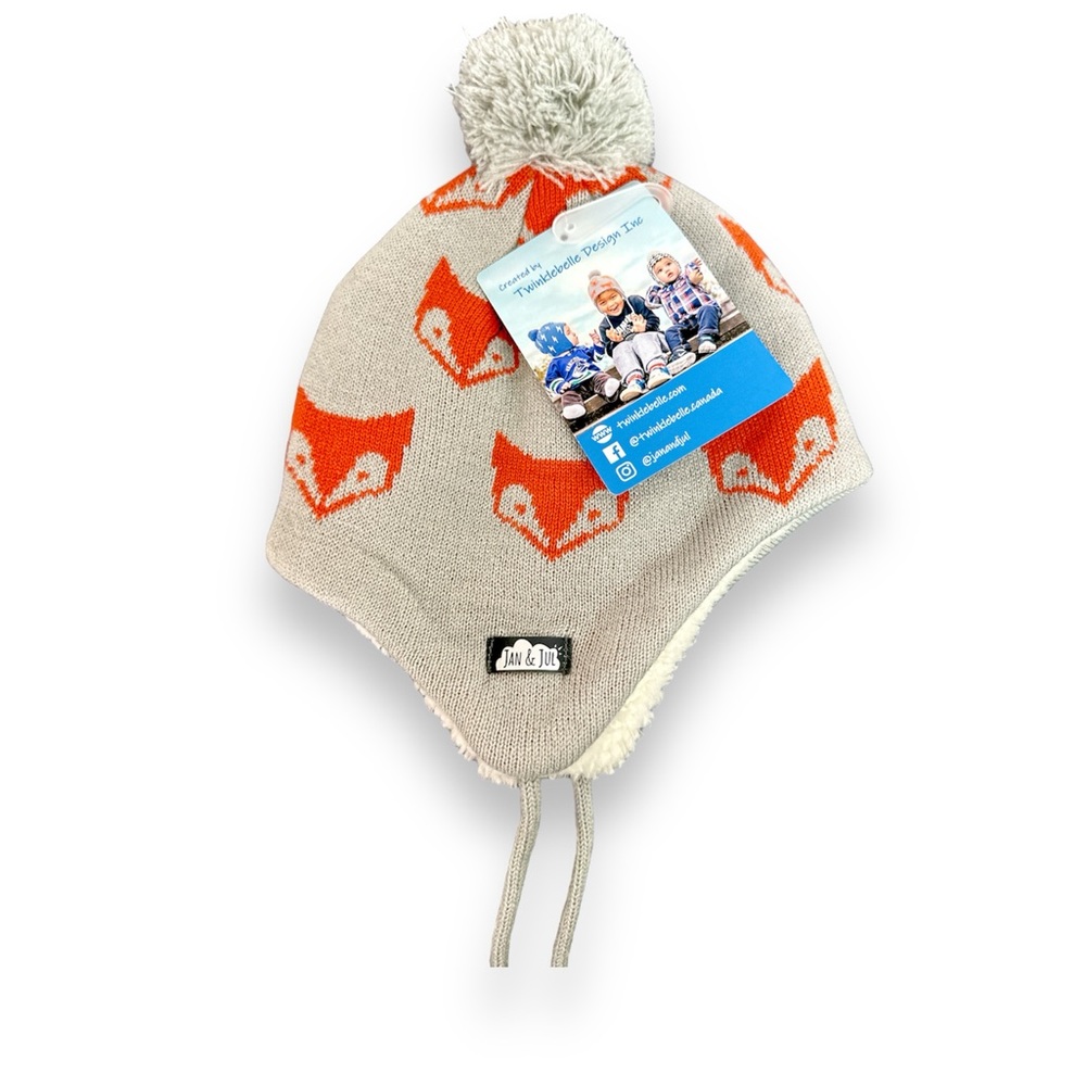 NWT! Sherpa Lined Pom Pom Toque
